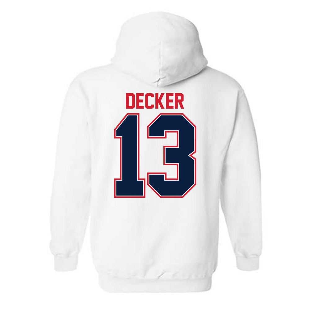 Robert Morris - NCAA Women's Volleyball : Lauren Decker - Classic Shersey Hooded Sweatshirt-1