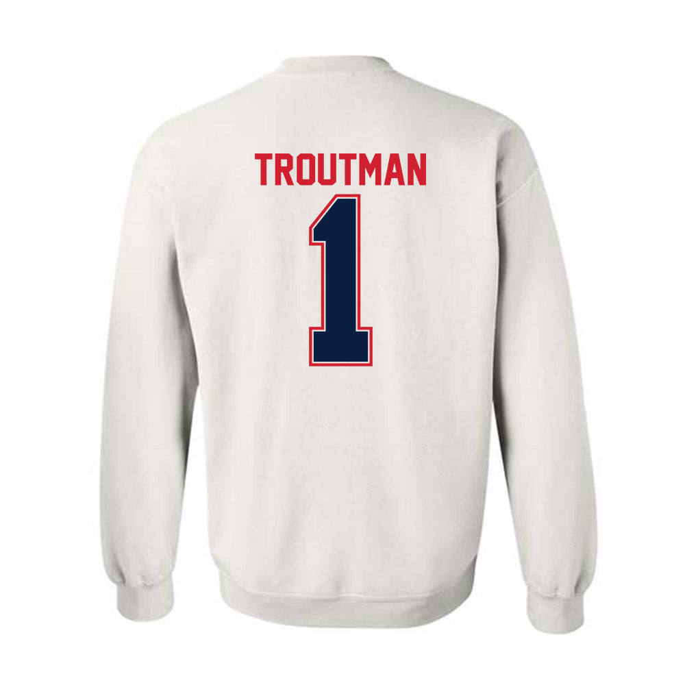 Robert Morris - NCAA Women's Basketball : Sanai Troutman - Classic Shersey Crewneck Sweatshirt-1