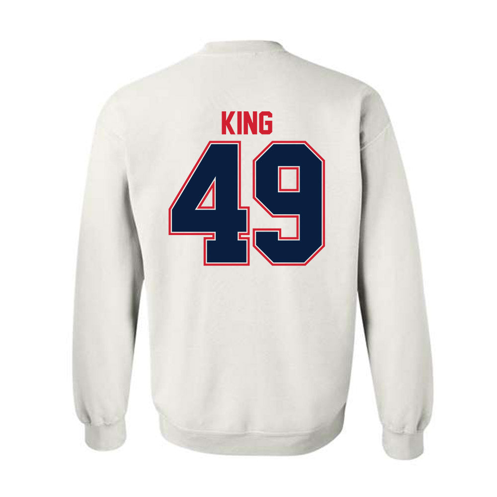 Robert Morris - NCAA Football : Logan King - Classic Shersey Crewneck Sweatshirt-1