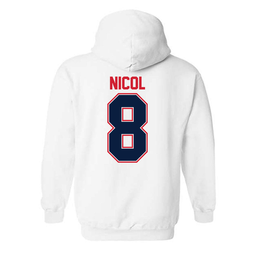 Robert Morris - NCAA Men's Soccer : Emeric Nicol - Classic Shersey Hooded Sweatshirt-1