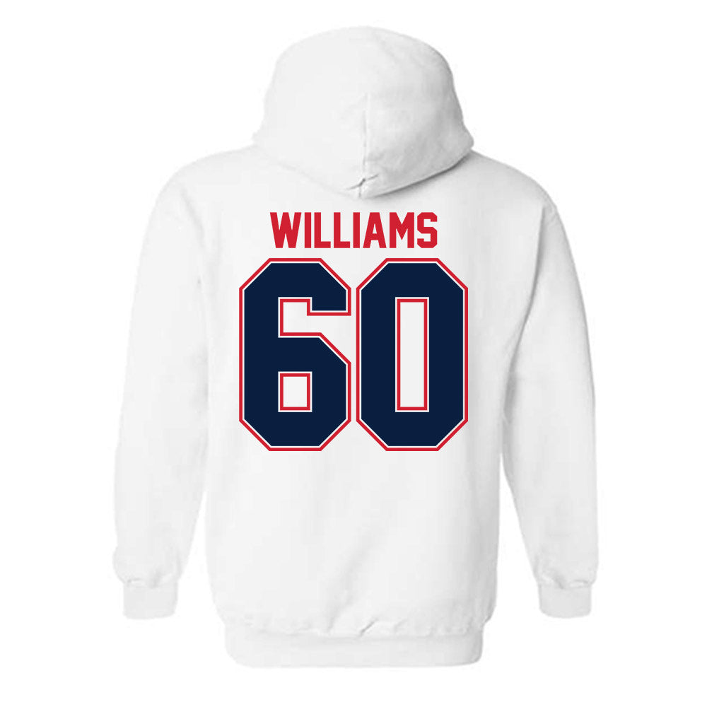 Robert Morris - NCAA Football : Jarvis Williams - Classic Shersey Hooded Sweatshirt-1