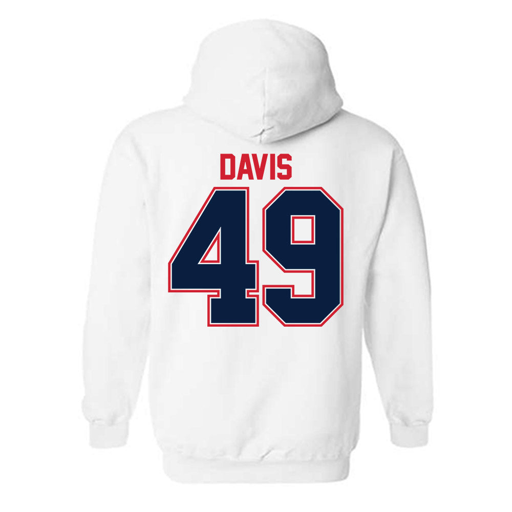 Robert Morris - NCAA Men's Lacrosse : Cristian Davis - Classic Shersey Hooded Sweatshirt-1