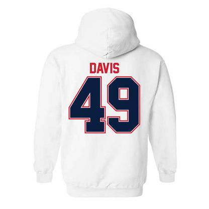 Robert Morris - NCAA Men's Lacrosse : Cristian Davis - Classic Shersey Hooded Sweatshirt-1