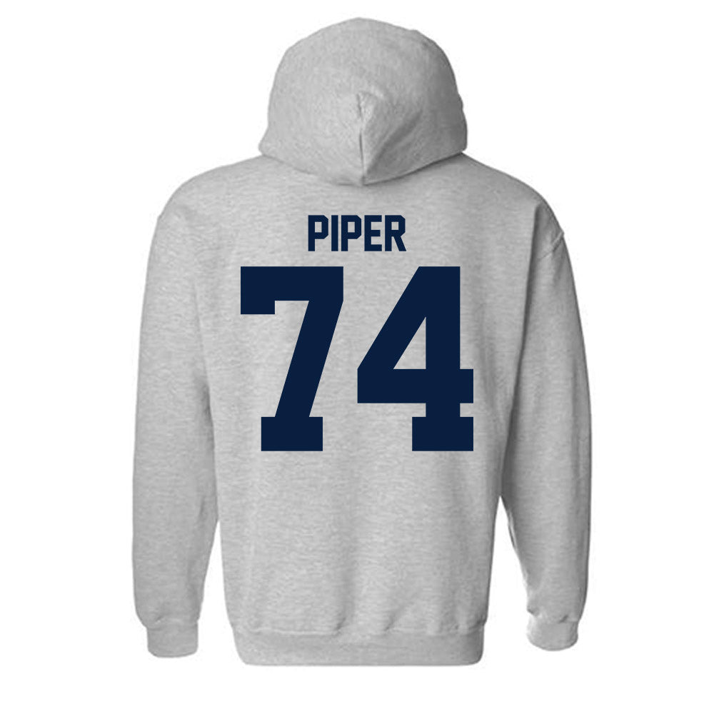 Robert Morris - NCAA Football : Riley Piper - Classic Shersey Hooded Sweatshirt-1