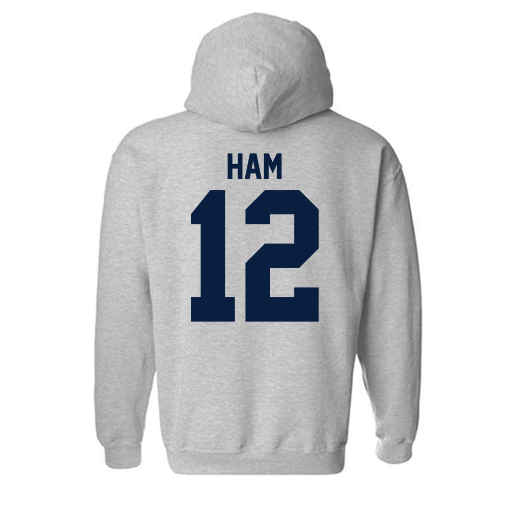 Robert Morris - NCAA Women's Ice Hockey : Ashlyn Ham - Classic Shersey Hooded Sweatshirt-1