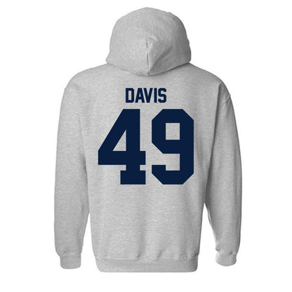 Robert Morris - NCAA Men's Lacrosse : Cristian Davis - Classic Shersey Hooded Sweatshirt-1