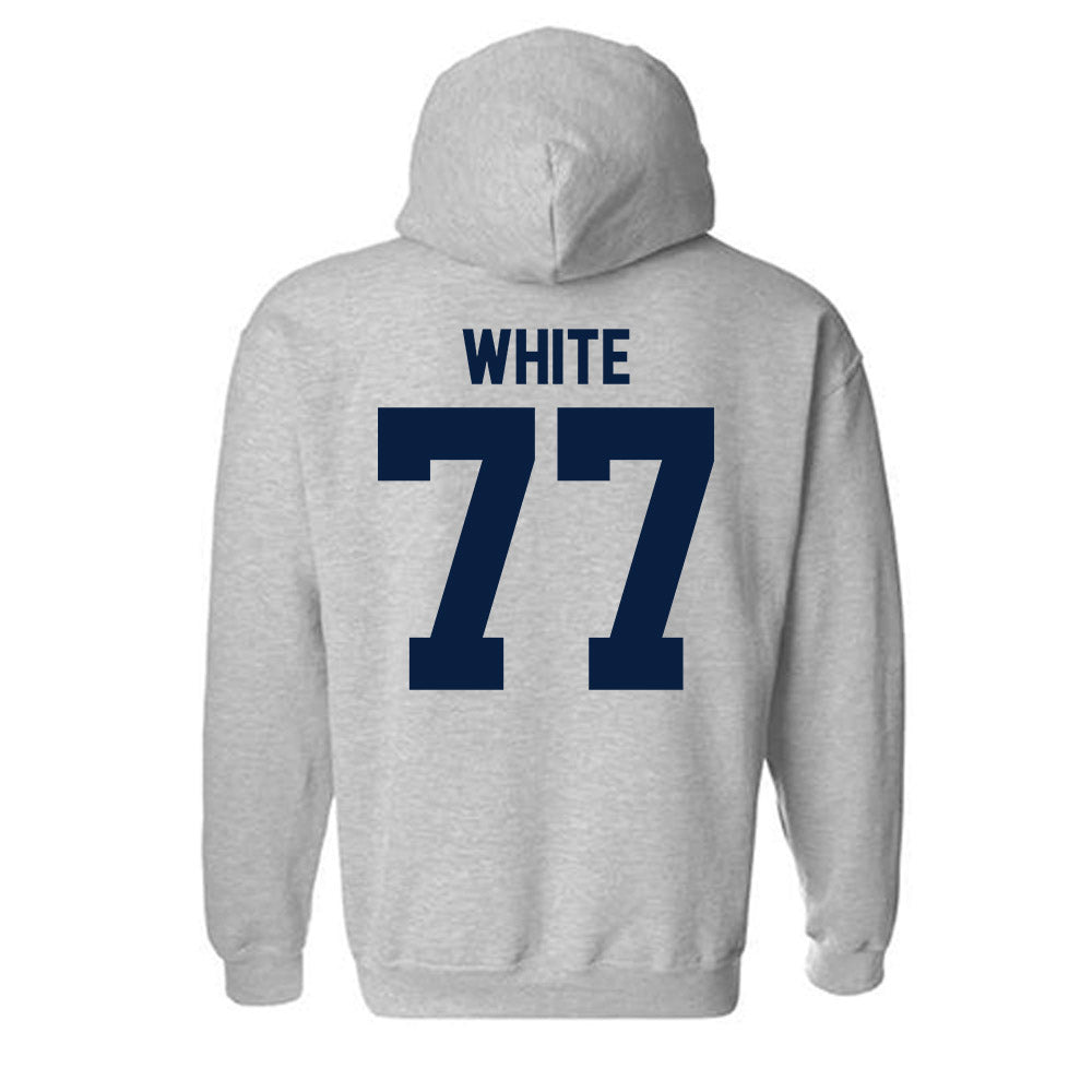 Robert Morris - NCAA Football : Nishon White - Classic Shersey Hooded Sweatshirt-1