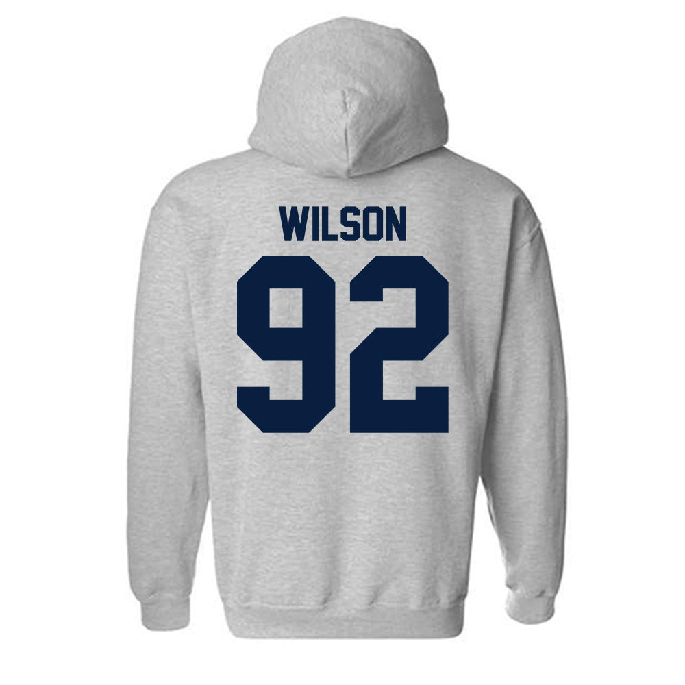 Robert Morris - NCAA Football : Asher Wilson - Classic Shersey Hooded Sweatshirt-1