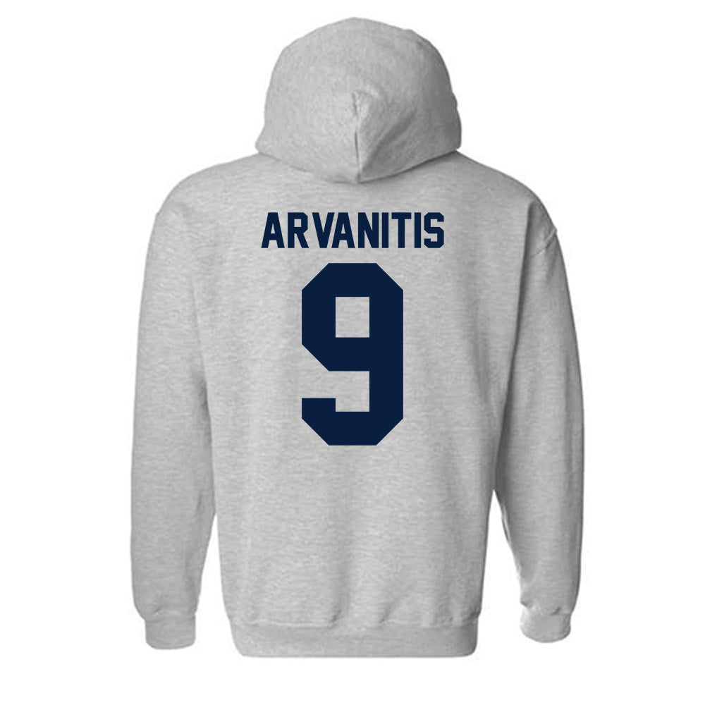 Robert Morris - NCAA Men's Basketball : Cyril Arvanitis - Classic Shersey Hooded Sweatshirt-1