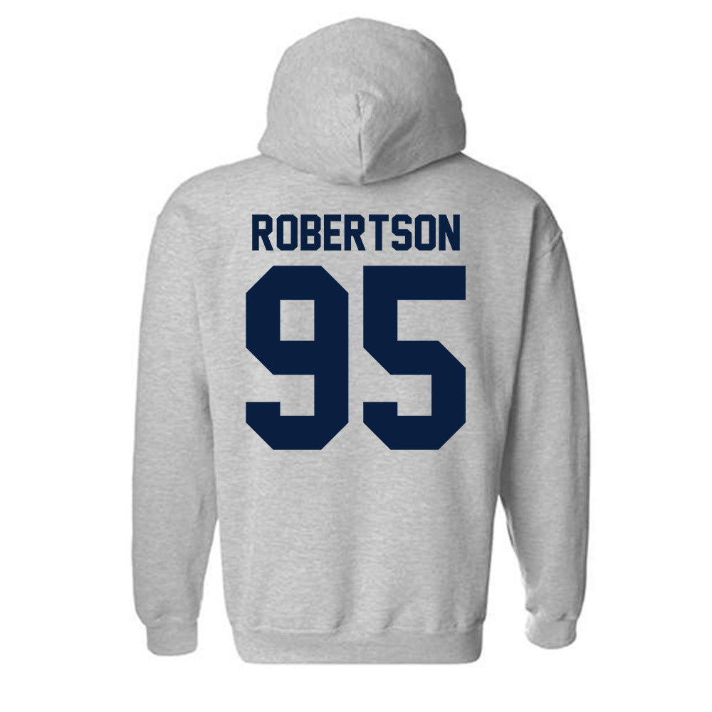 Robert Morris - NCAA Football : Bryan Robertson - Classic Shersey Hooded Sweatshirt-1