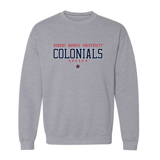 Robert Morris - NCAA Men's Soccer : Miguel Dominguez - Classic Shersey Crewneck Sweatshirt-0