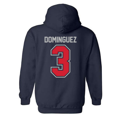Robert Morris - NCAA Men's Soccer : Miguel Dominguez - Classic Shersey Hooded Sweatshirt-1