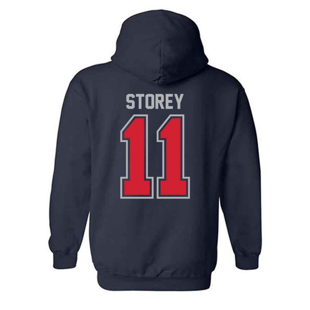 Robert Morris - NCAA Women's Ice Hockey : Taylor Storey - Classic Shersey Hooded Sweatshirt-1