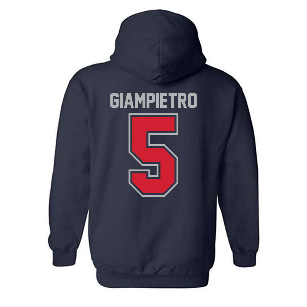 Robert Morris - NCAA Women's Ice Hockey : Alaina Giampietro - Classic Shersey Hooded Sweatshirt-1