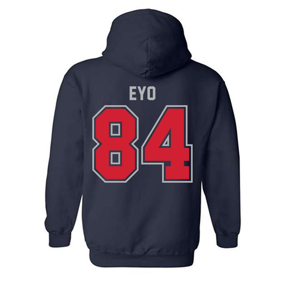 Robert Morris - NCAA Football : Domonic Eyo - Classic Shersey Hooded Sweatshirt-1