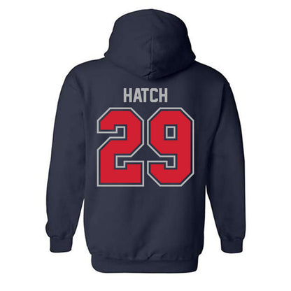 Robert Morris - NCAA Women's Ice Hockey : Maggie Hatch - Classic Shersey Hooded Sweatshirt-1