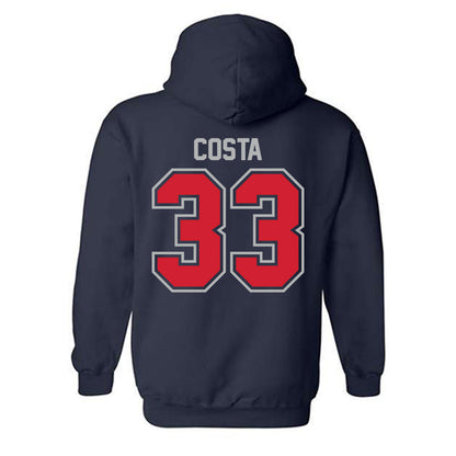 Robert Morris - NCAA Football : Bryson Costa - Classic Shersey Hooded Sweatshirt-1