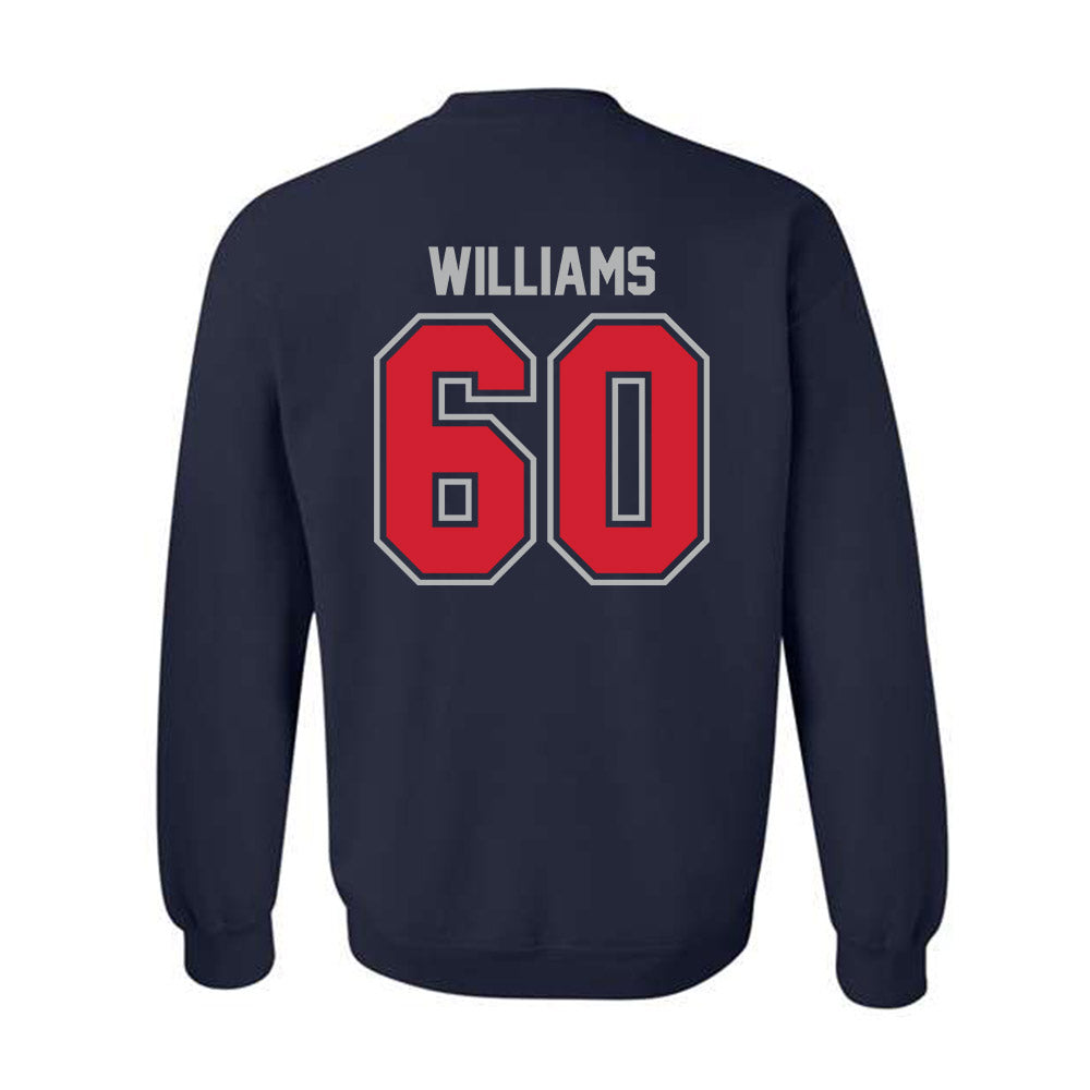 Robert Morris - NCAA Football : Jarvis Williams - Classic Shersey Crewneck Sweatshirt-1