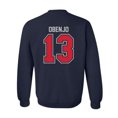 Robert Morris - NCAA Men's Basketball : Samuel Obenjo - Classic Shersey Crewneck Sweatshirt-1
