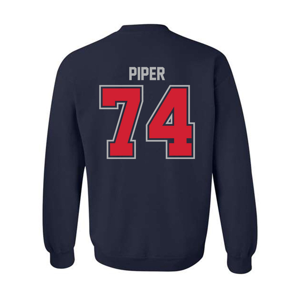 Robert Morris - NCAA Football : Riley Piper - Classic Shersey Crewneck Sweatshirt-1