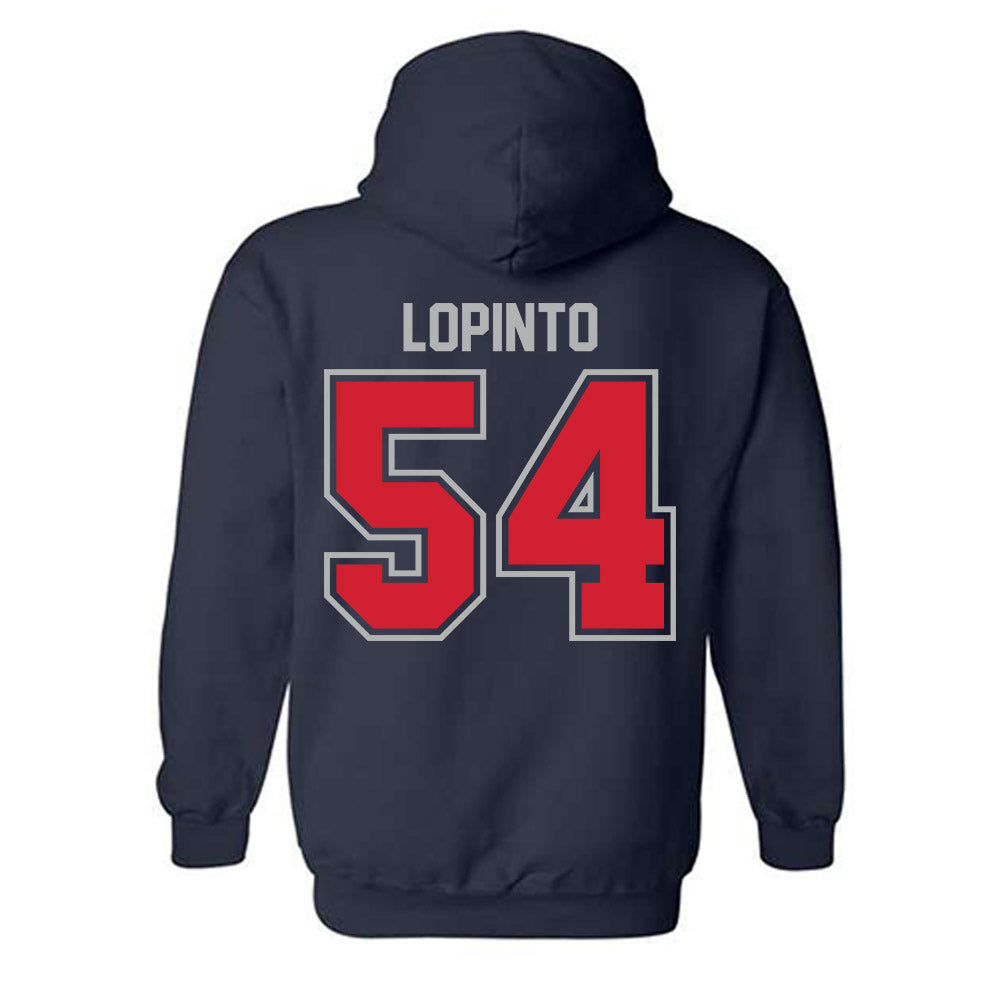 Robert Morris - NCAA Football : Jake Lopinto - Classic Shersey Hooded Sweatshirt-1