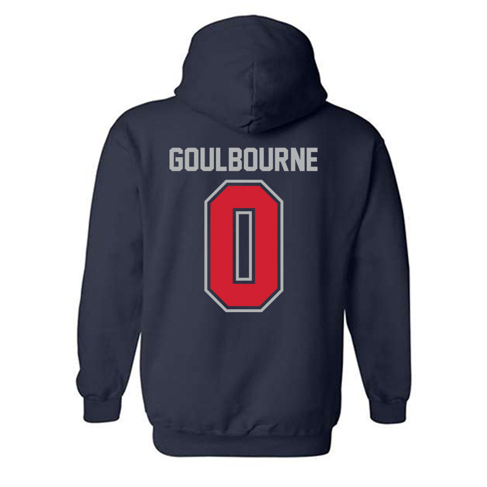 Robert Morris - NCAA Football : Xavier Goulbourne - Classic Shersey Hooded Sweatshirt-1