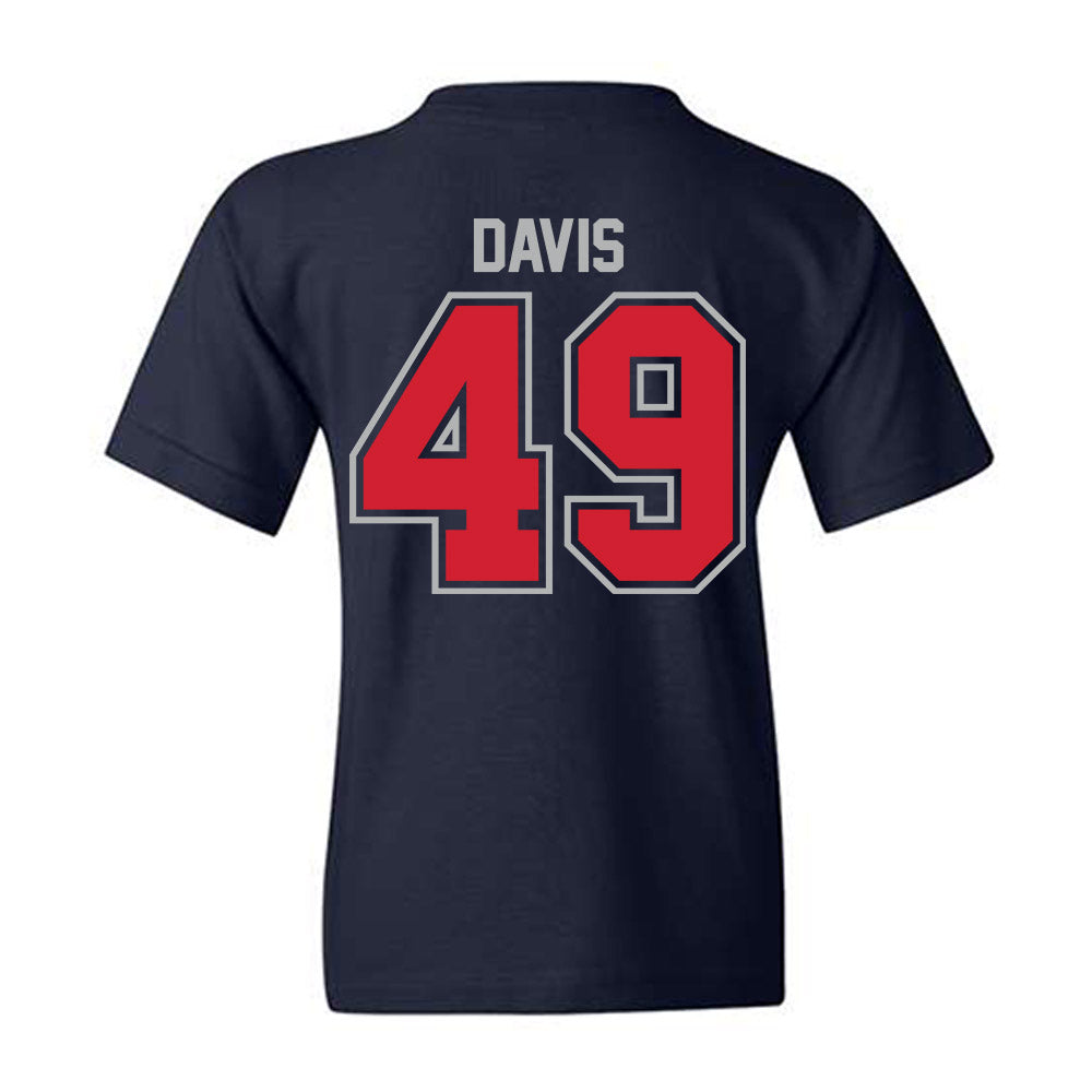 Robert Morris - NCAA Men's Lacrosse : Cristian Davis - Classic Shersey Youth T-Shirt-1