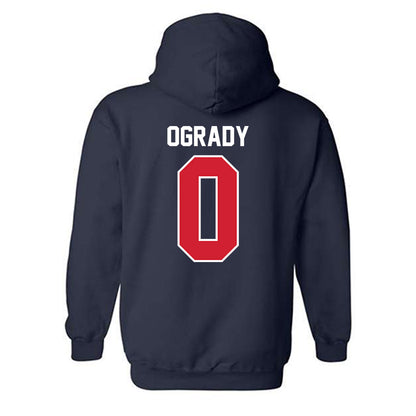 Robert Morris - NCAA Men's Basketball : Tanner OGrady - Classic Fashion Shersey Hooded Sweatshirt-1