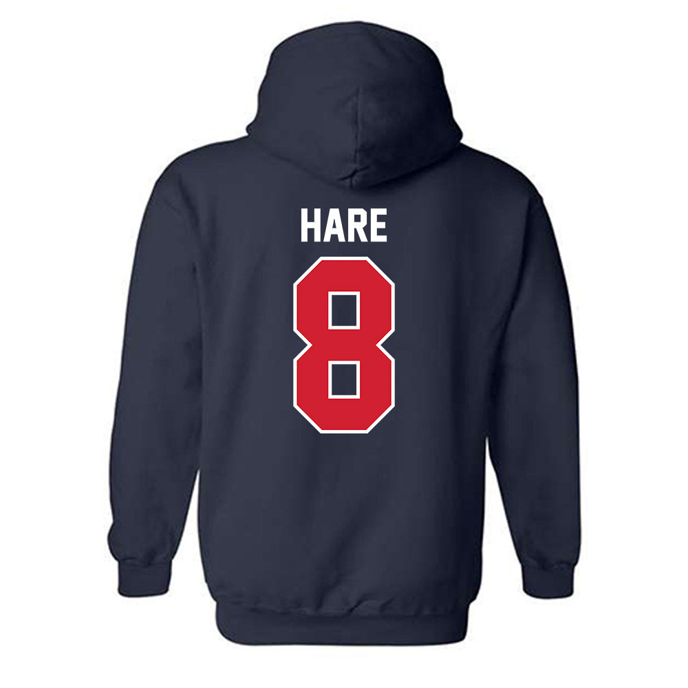Robert Morris - NCAA Softball : Alivia Hare - Classic Fashion Shersey Hooded Sweatshirt-1