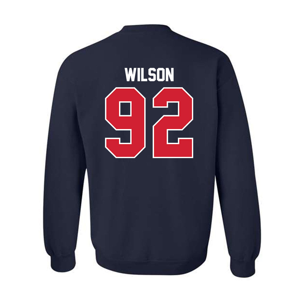 Robert Morris - NCAA Football : Asher Wilson - Classic Fashion Shersey Crewneck Sweatshirt-1