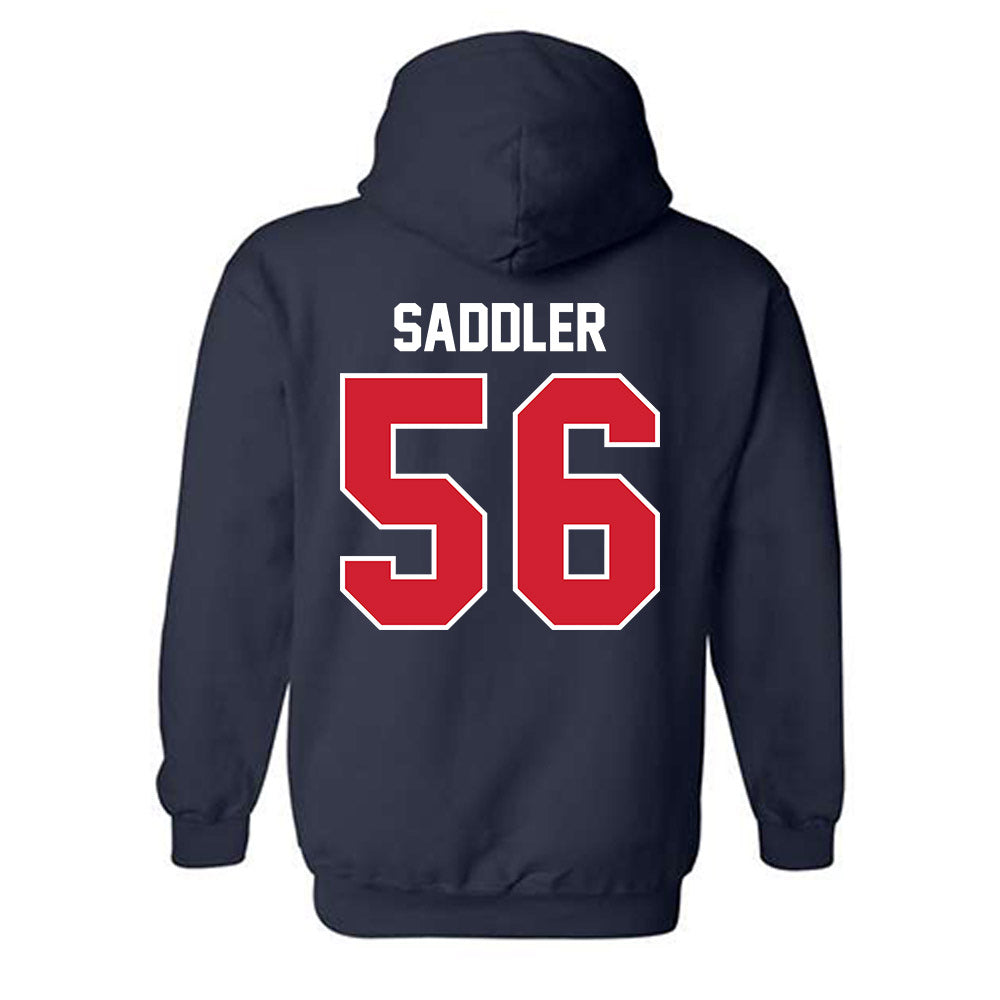 Robert Morris - NCAA Football : Patrick Saddler - Classic Fashion Shersey Hooded Sweatshirt-1