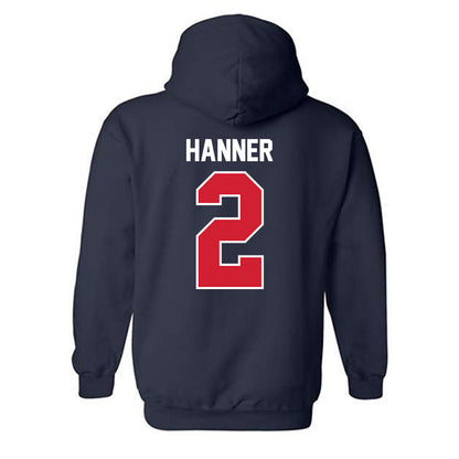Robert Morris - NCAA Women's Volleyball : Caroline Hanner - Classic Fashion Shersey Hooded Sweatshirt-1
