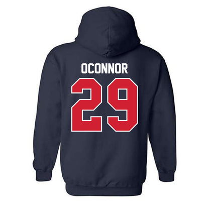 Robert Morris - NCAA Softball : Delaney OConnor - Classic Fashion Shersey Hooded Sweatshirt-1