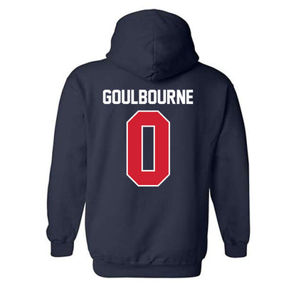 Robert Morris - NCAA Football : Xavier Goulbourne - Classic Fashion Shersey Hooded Sweatshirt-1