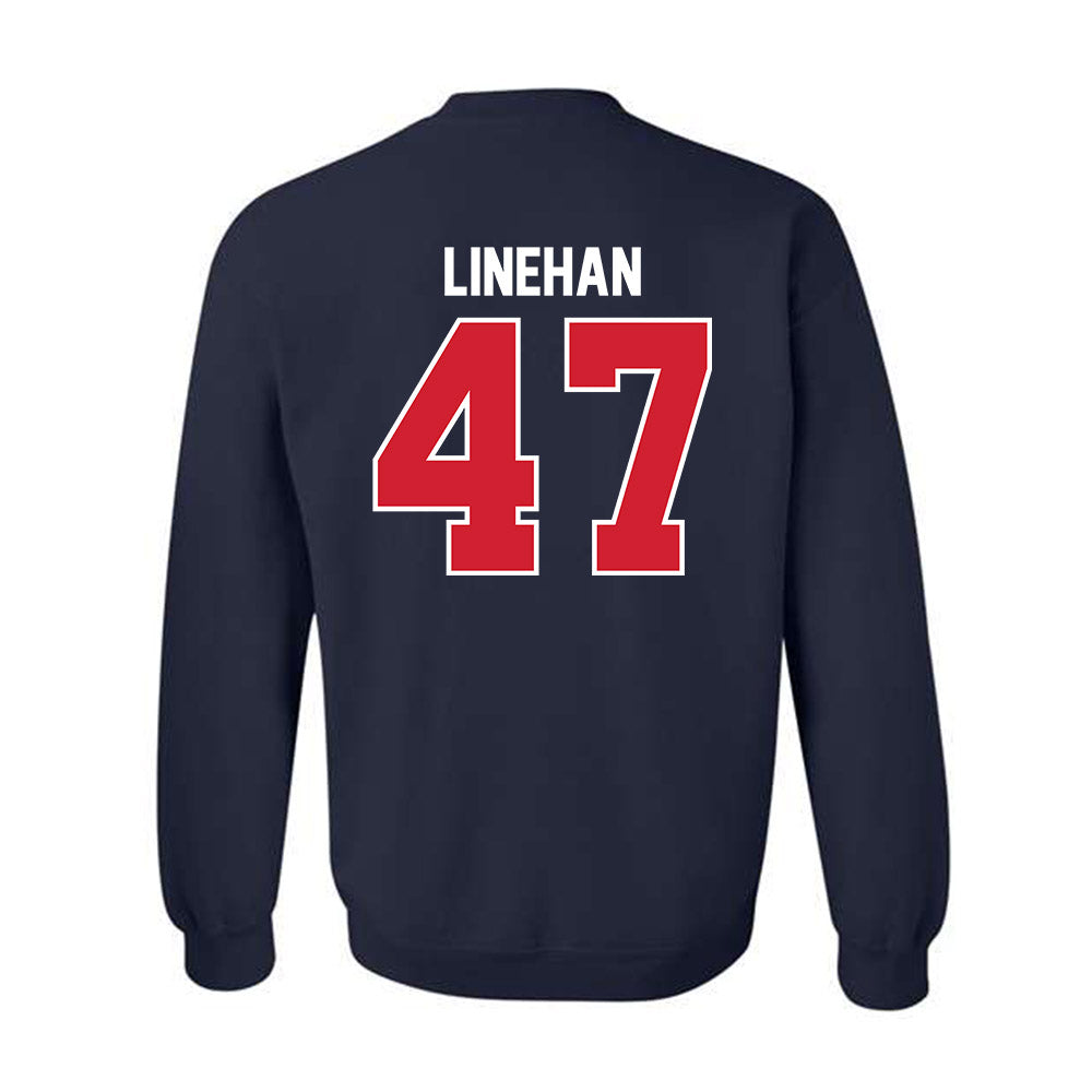 Robert Morris - NCAA Men's Lacrosse : Tommy Linehan - Classic Fashion Shersey Crewneck Sweatshirt-1