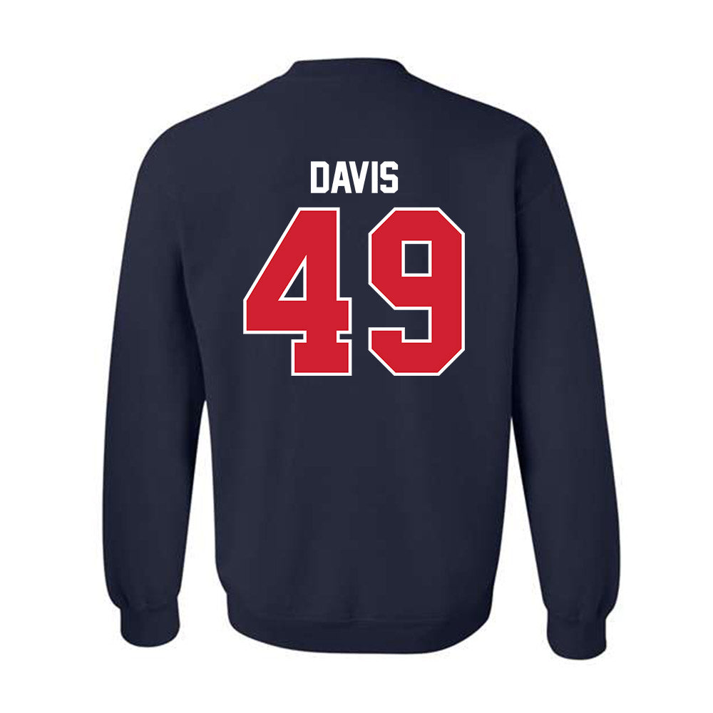 Robert Morris - NCAA Men's Lacrosse : Cristian Davis - Classic Fashion Shersey Crewneck Sweatshirt-1