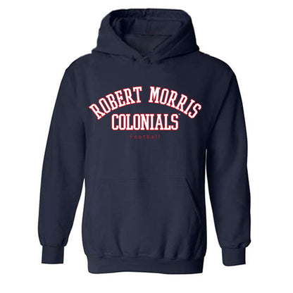 Robert Morris - NCAA Football : Belal Logan - Classic Fashion Shersey Hooded Sweatshirt-0
