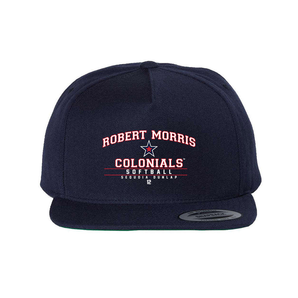 Robert Morris - NCAA Softball : Sequoia Dunlap - Snapback Hat