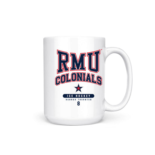 Robert Morris - NCAA Women's Ice Hockey : Hannah Thornton - Coffee Mug-0