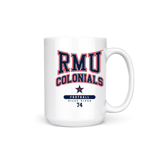 Robert Morris - NCAA Football : Riley Piper - Coffee Mug-0