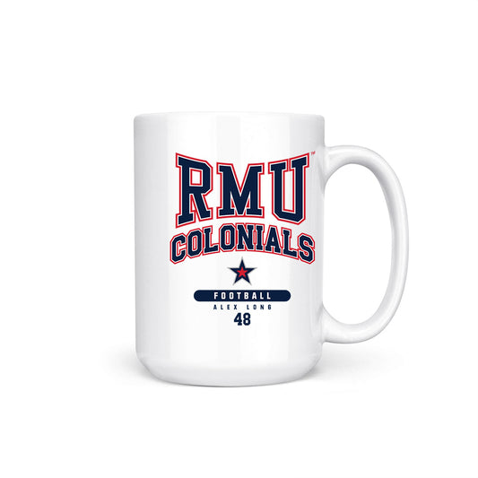 Robert Morris - NCAA Football : Alex Long - Coffee Mug-0