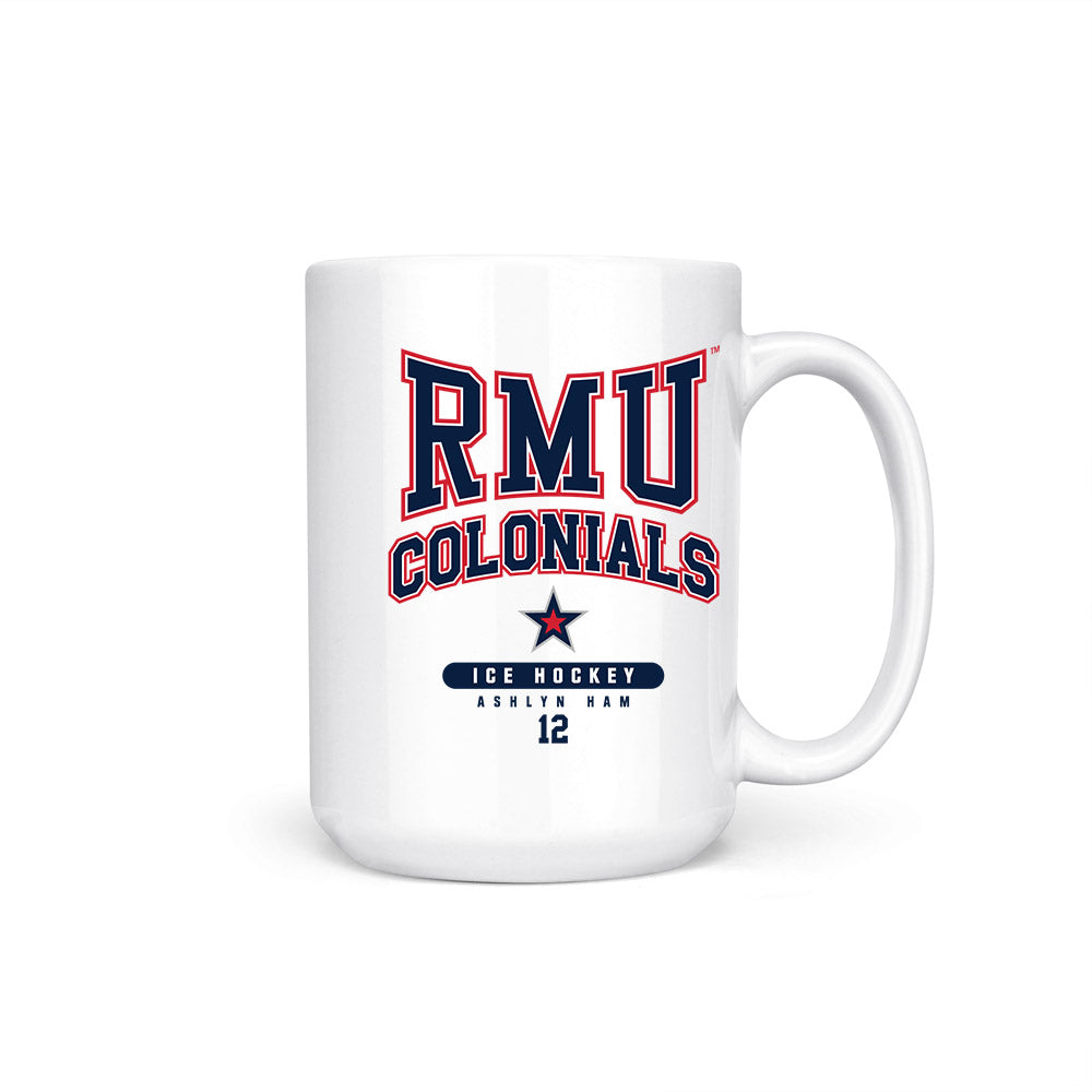 Robert Morris - NCAA Women's Ice Hockey : Ashlyn Ham - Coffee Mug-0