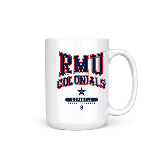 Robert Morris - NCAA Softball : Erynn Thompson - Coffee Mug-0