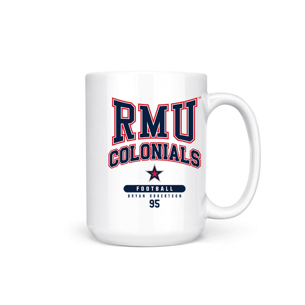 Robert Morris - NCAA Football : Bryan Robertson - Coffee Mug-0