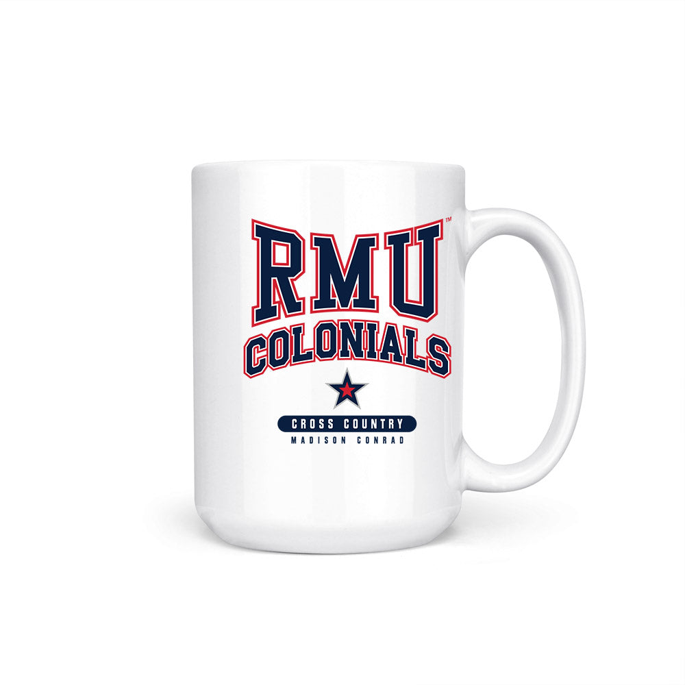 Robert Morris - NCAA Women's Cross Country : Madison Conrad - Coffee Mug-0