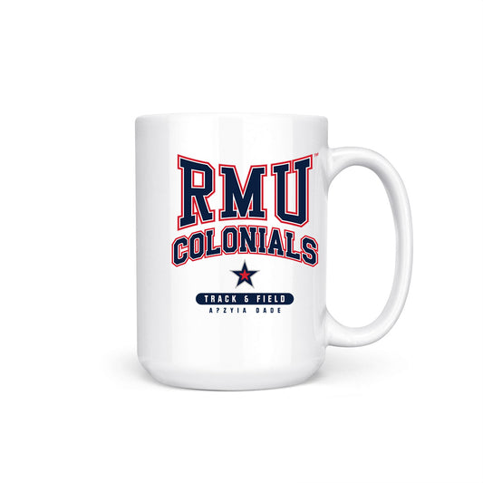 Robert Morris - NCAA Women's Track & Field : A?zyia Dade - Coffee Mug-0