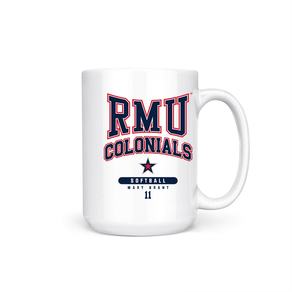 Robert Morris - NCAA Softball : Mary Brant - Coffee Mug-0