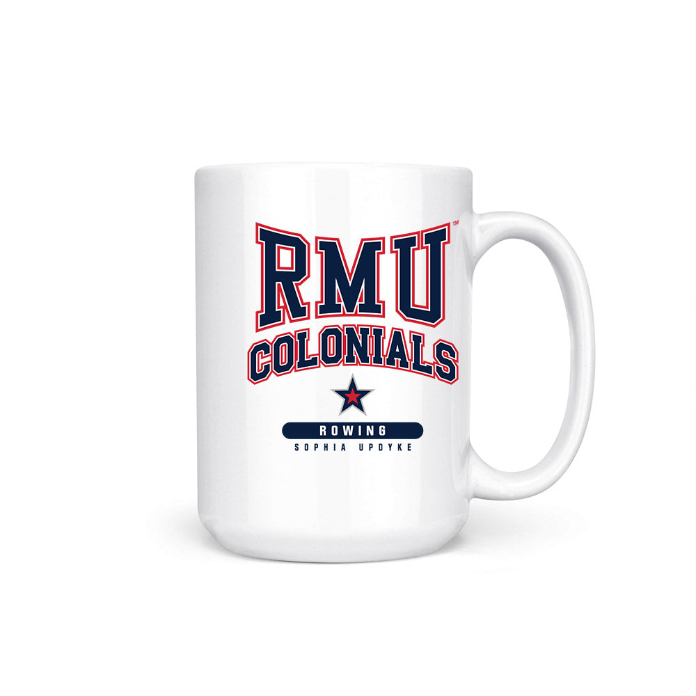 Robert Morris - NCAA Women's Rowing : Sophia Updyke - Coffee Mug-0