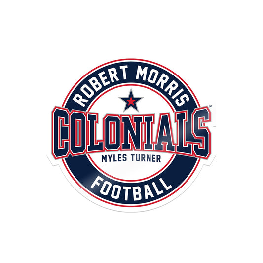 Robert Morris - NCAA Football : Myles Turner - Sticker-0