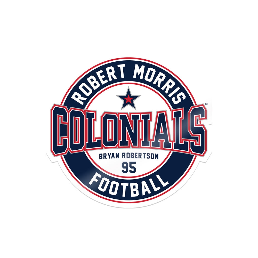 Robert Morris - NCAA Football : Bryan Robertson - Sticker-0